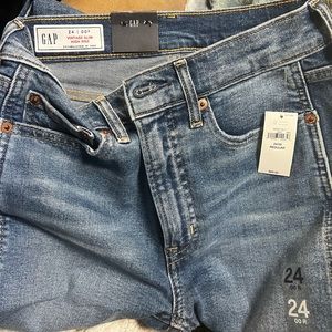 GAP Brand New with tags.  Women’s Jeans Vintage Slim Hi Rise Size 24 Indigo